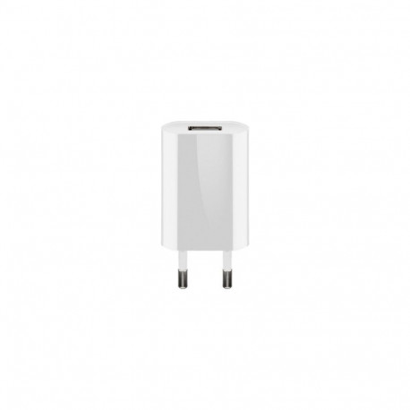 USB laadija 1 x USB 100 - 240V > 5V, 1A, 5W, slim, valge