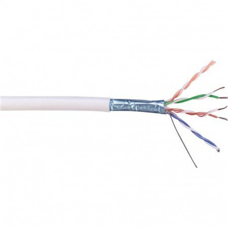 CS44Z3 ETL Verified Category 6A F/UTP Cable, low smoke zero halogen, white jacket, 4 pair count, 164