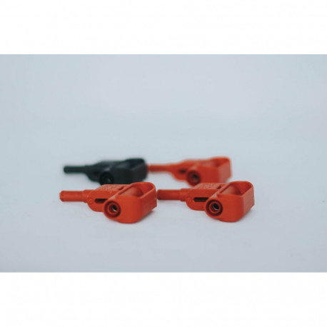 Magnetic Testprobe Set, 3 Red/1 Black, 4mm Banana Plug