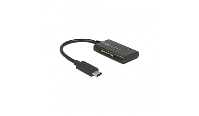 Delock USB 3.1 Gen 1 Card Reader USB Type-C™ male 4 Slots