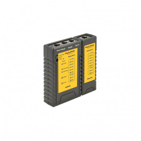 Delock Cable Tester RJ45 / RJ12 + Portfinder