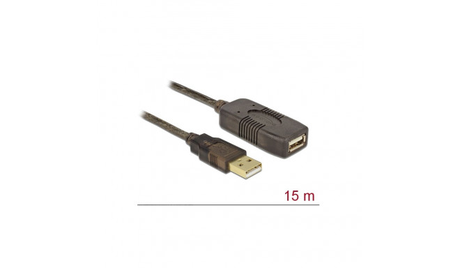 USB 2.0 pikenduskaabel (võimendiga) 15.0m