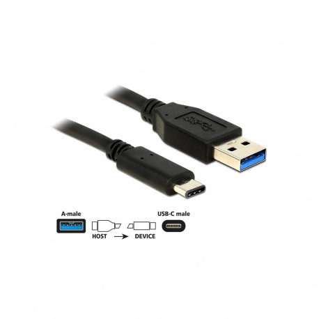 USB 3.1 Gen 2 USB Typ-A male > USB Type-C™ male 1.0 m