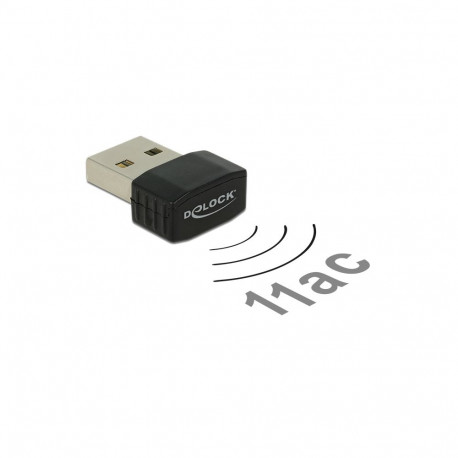 WiFi võrgukaart: USB, kuni 433Mbps, 5/2.4GHz 802.11n/b/g/ac