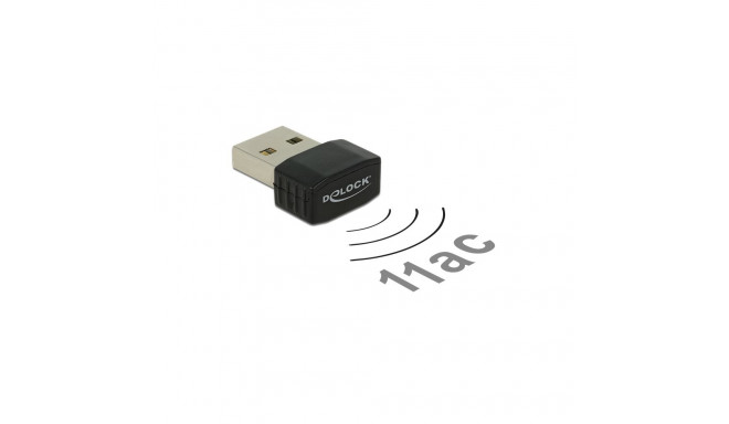 WiFi võrgukaart: USB, kuni 433Mbps, 5/2.4GHz 802.11n/b/g/ac