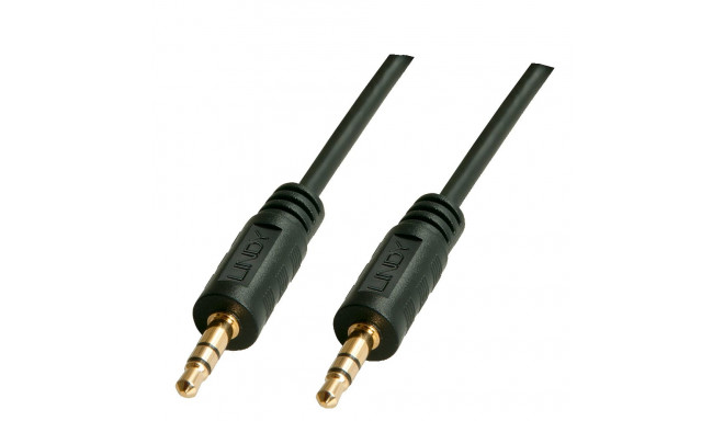 3.5mm kaabel 1.0m, must, PREMIUM