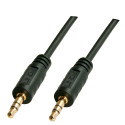 3.5mm kaabel 2.0m, must, PREMIUM