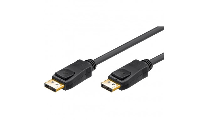 DisplayPort connection-cable 1.0m, 1.2, 4K 4096x2160@60Hz, black