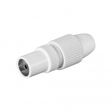 Coax quick-jack (plastic) with clamping assembly