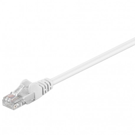 Võrgukaabel Cat5e UTP 5.0m, valge, CCA