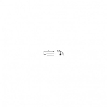 Kolviots XNT 1SCNW 0.3X0.1 CHROMED