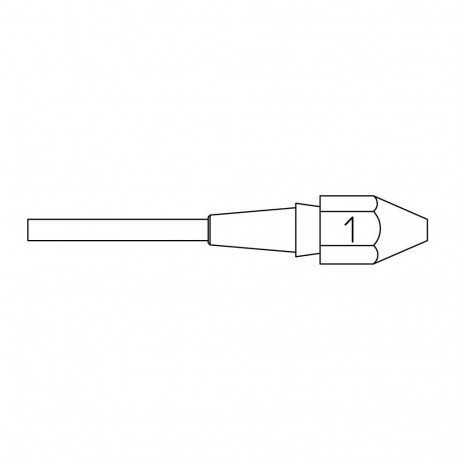 XDSL 1 DESOLDER TIP 1.4X2.5 L=10.5MM