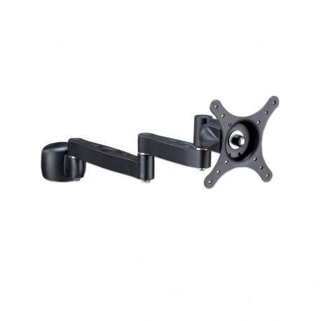 Single Long Bracket, supports up to 6kgs, Black
