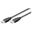 USB 3.0 AA 050 black 0.5m
