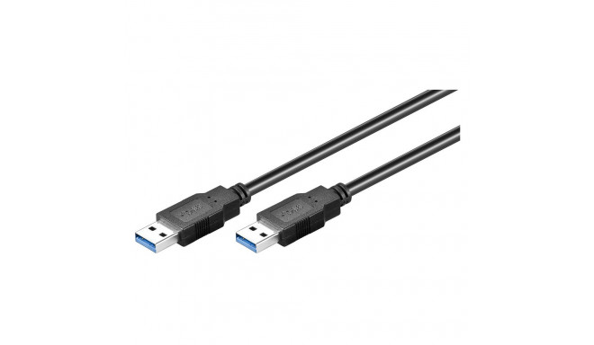 USB 3.0 AA 050 black 0.5m