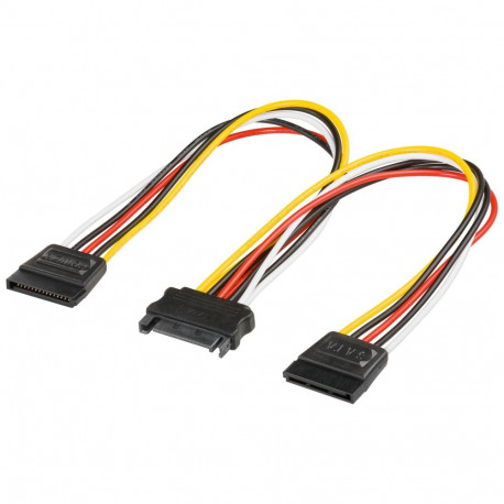 SATA jack > 2x SATA plug, 20cm