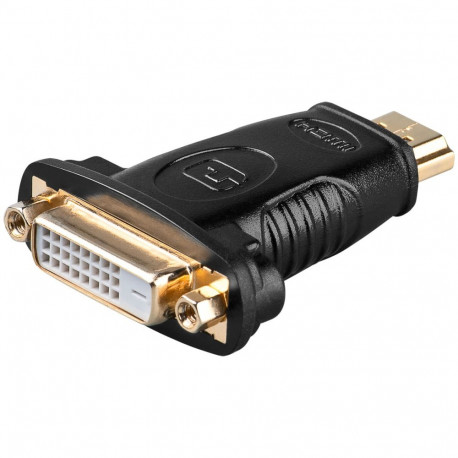 Üleminek HDMI (M) - DVI-D (F), kullatud