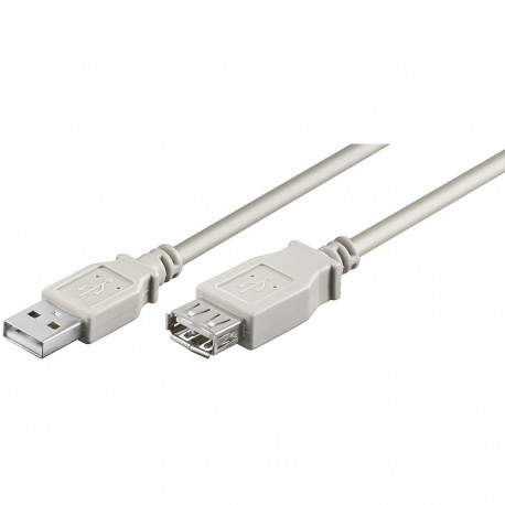 USB Verl AA 060 HiSpeed grey 0.6m