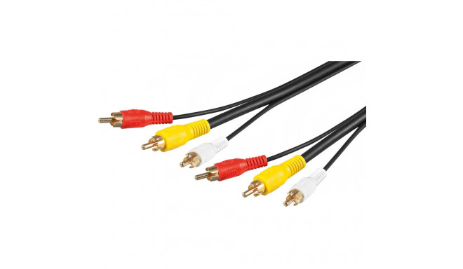 3xRCA kaabel 1.5m, hall