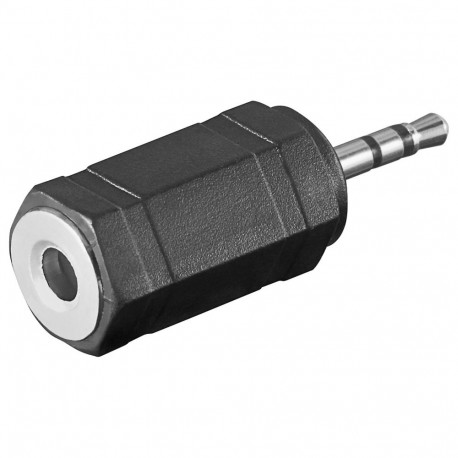 Audio-adapter 2,5mm stereo plug>3,5mm stereo jack