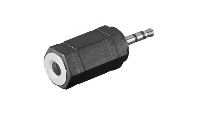 Audio-adapter 2,5mm stereo plug>3,5mm stereo jack