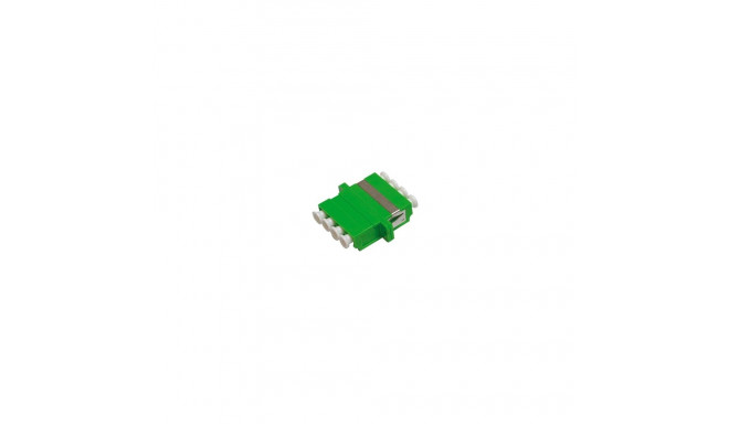 FO adapter singlemode LC/APC quad roheline