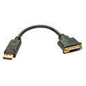 DisplayPort to DVI-D Passive Adapter Cable, Black