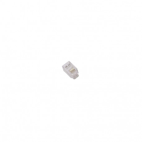 Plug; RJ11; PIN: 4; Pin layout: 6p4c; IDC,crimped; for cable