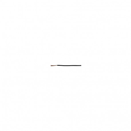 Montaažijuhe 0.50mm², must 500V PVC ø1.90mm, Cu, 100m/rull