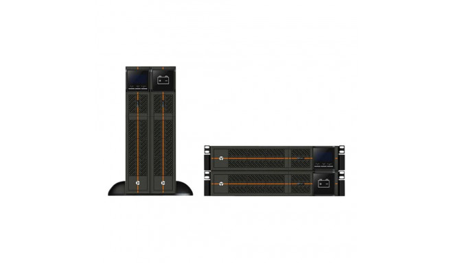 VERTIV GXT RT+ 1ph UPS 1kVA sisendpistik IEC60320 C14 2U väljund – 230V väljundipesade rühmad 6 C13