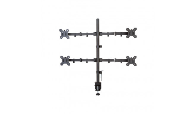 TECHLY 027521 Techly neljakordne lauapealne LED/LCD monitorihoidik 13-27 VESA 4x 10kg täisliikuv