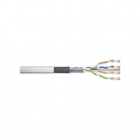DIGITUS CAT 6 SF-UTP toor pikkus 305 m pappkarp AWG 26/7 LSZH simplex värv hall patch-kaabel