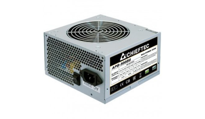 CHIEFTEC Value 500W efficacity 80p.c. ATX 12V 2.3 Cables 1x20+4PIN ATX 3xSATA 2xMolex 1x4PIN 12V 1x8