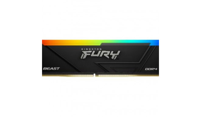 KINGSTON 32GB 3200MT/s DDR4 CL16 DIMM 2-osaline komplekt FURY Beast RGB