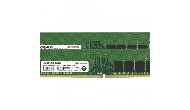 TRANSCEND 16GB KIT JM DDR4 3200Mhz U-DIMM 1Rx8 1Gx8 CL22 1.2V