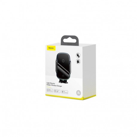 Baseus Car Mount Wireless Light Electric Electric Automatic Holder 15W Black (WXHW03-01)