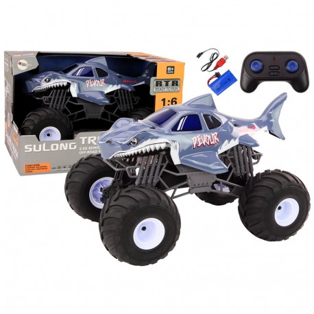 Duże Auto Terenowe Zdalnie Sterowane 2.4G RC 1:6 Rekin