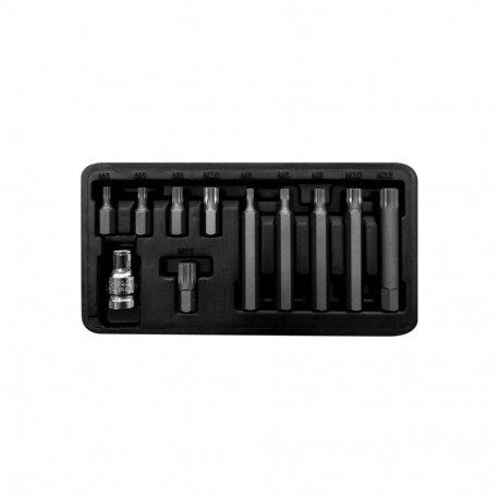 10 mm otsikute komplekt, xzn m5-m12, l=30/75 mm, 11 tk proline