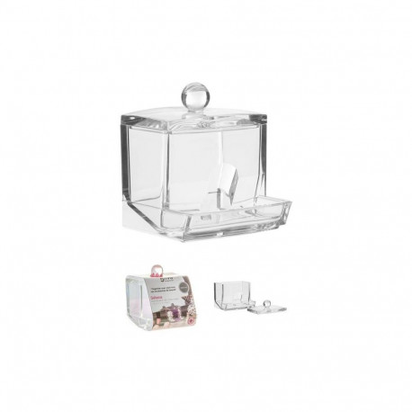 läbipaistev ruudukujuline karp vatipatjadele 155904