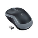 Logitech mouse M185, grey/black