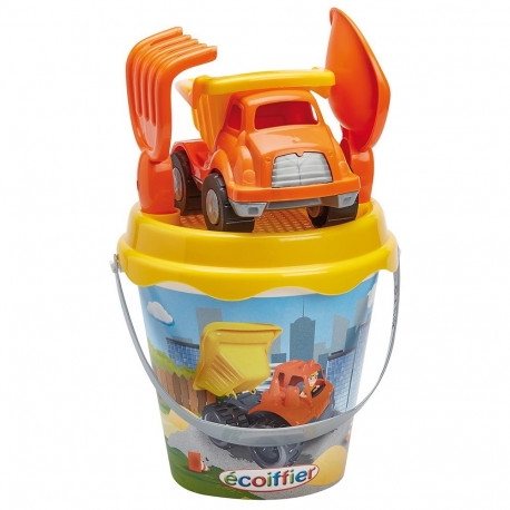 Ecoiffier ämbrikomplekt Autod