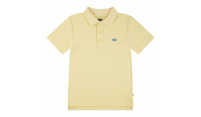 Polo lühikeste varrukatega, laste Levi's Lvb Back Neck Tape Kollane
