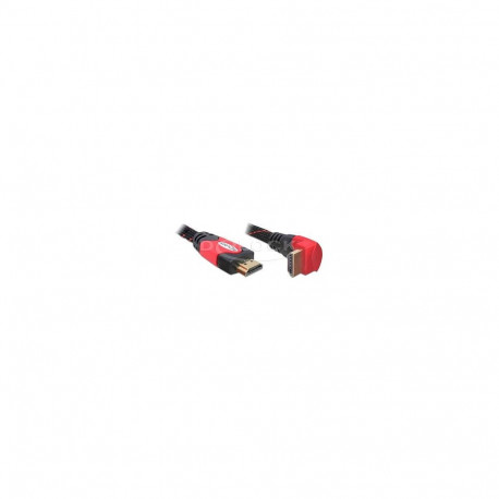 Suure kiirusega HDMI-kaabel HDMI A (Stecker) > HDMI A (Stecker, gewinkelt) 4K 5m, must