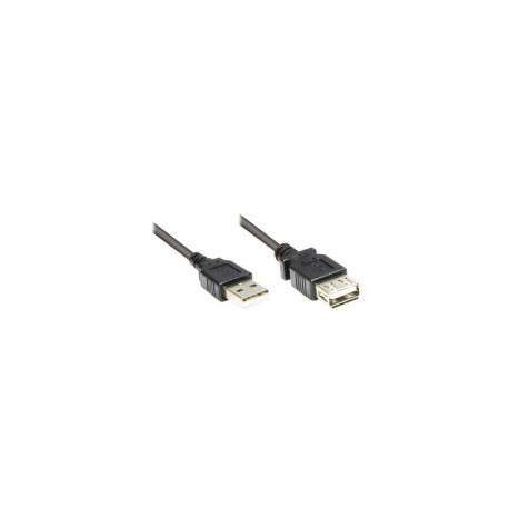 Alcasa 2511-OF2S USB cable USB 2.0 1.8 m USB A Black