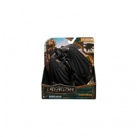 How to train your dragon Dreamworks Dragons, , Toothless 9” Dragon Action Figure, Kids Toys for Boys