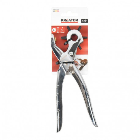 Revolving Leather Pliers KREATOR KRTH62201 225 mm Ø 2.5-5 mm
