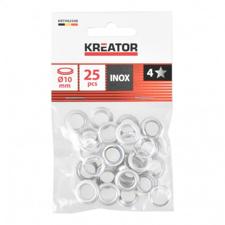 Eyelets 10mm aluminium 25 pcs KREATOR KRTH62508