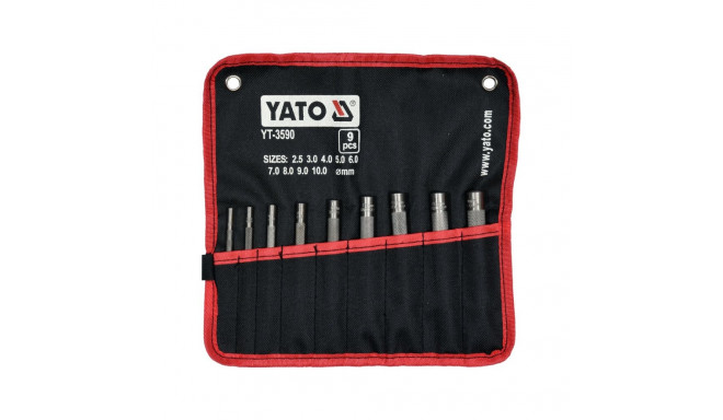 Punch Set 9Pcs YT-3590 YATO