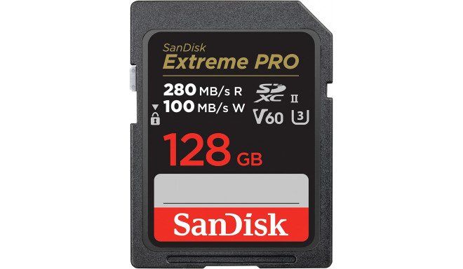 Sandisk memory card SDXC 128GB Extreme Pro UHS-II