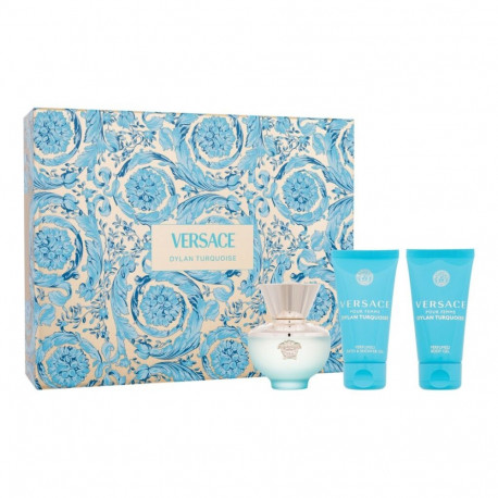 Versace Pour Femme Dylan Turquoise Eau de Toilette (50ml) (Edt 50 ml + Shower Gel 50 ml + Body Gel 5